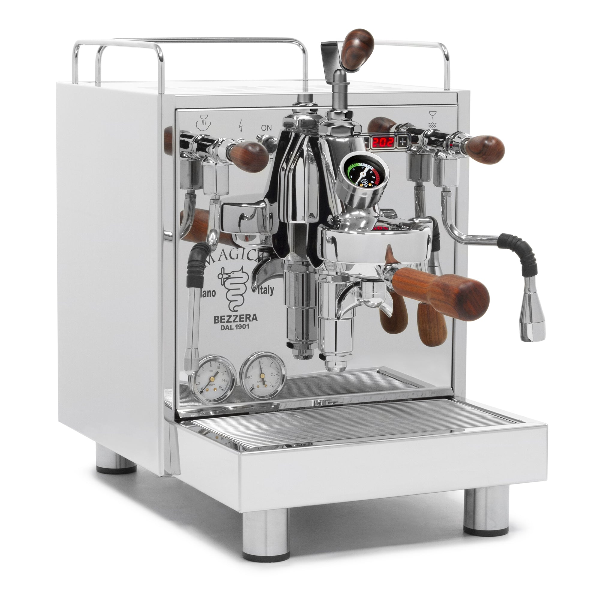 Bezzera Magica PID Espresso Machine – Flow Control / Rosewood