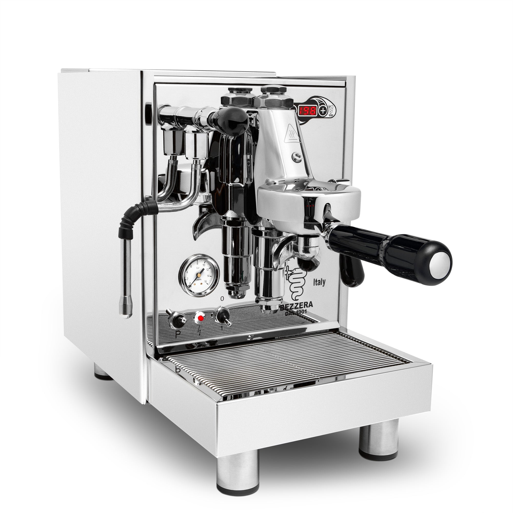 Bezzera Unica Espresso Machine – Stainless Steel / No Accents / No Flow Control