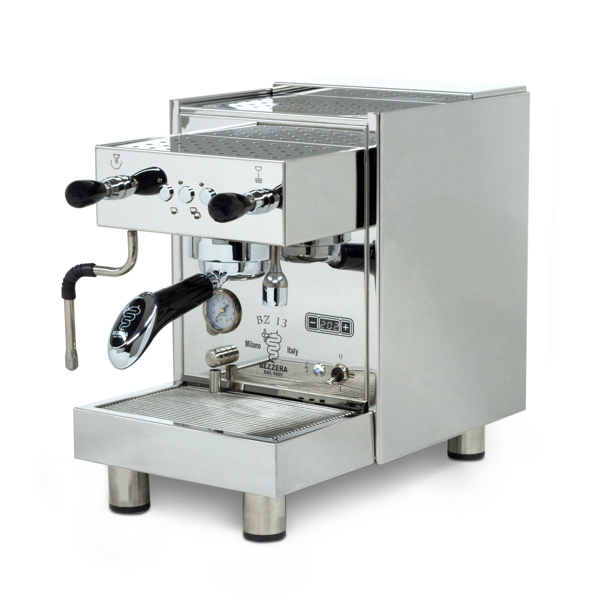 Bezzera BZ13 DE Espresso Machine - Special Edition – Stainless Steel / No Accents