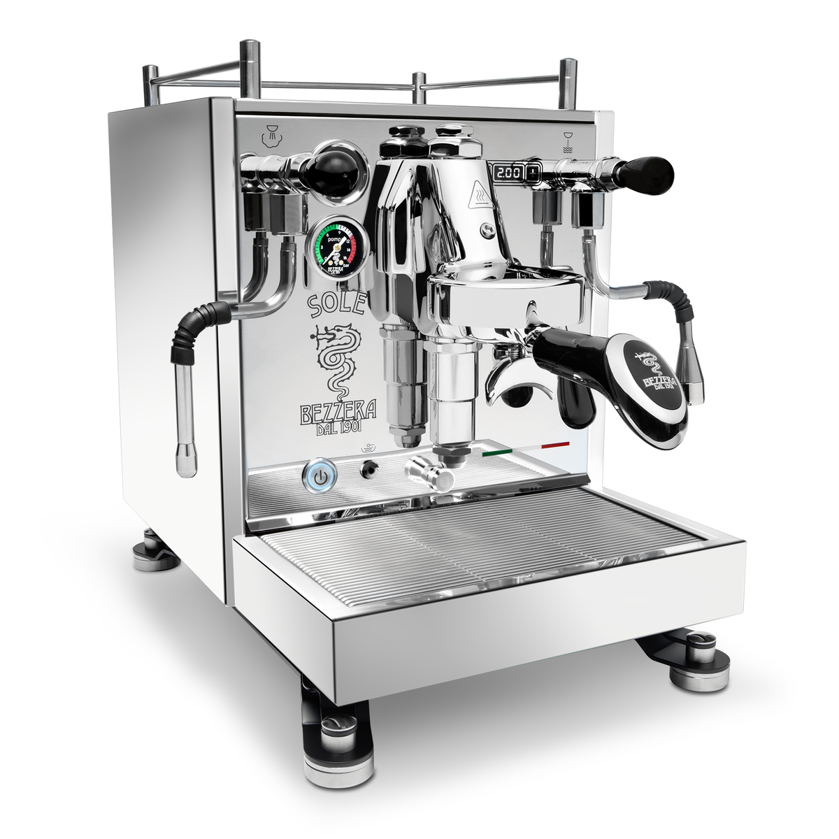 Bezzera Sole Espresso Machine – Stainless Steel / Stock / No Flow Control