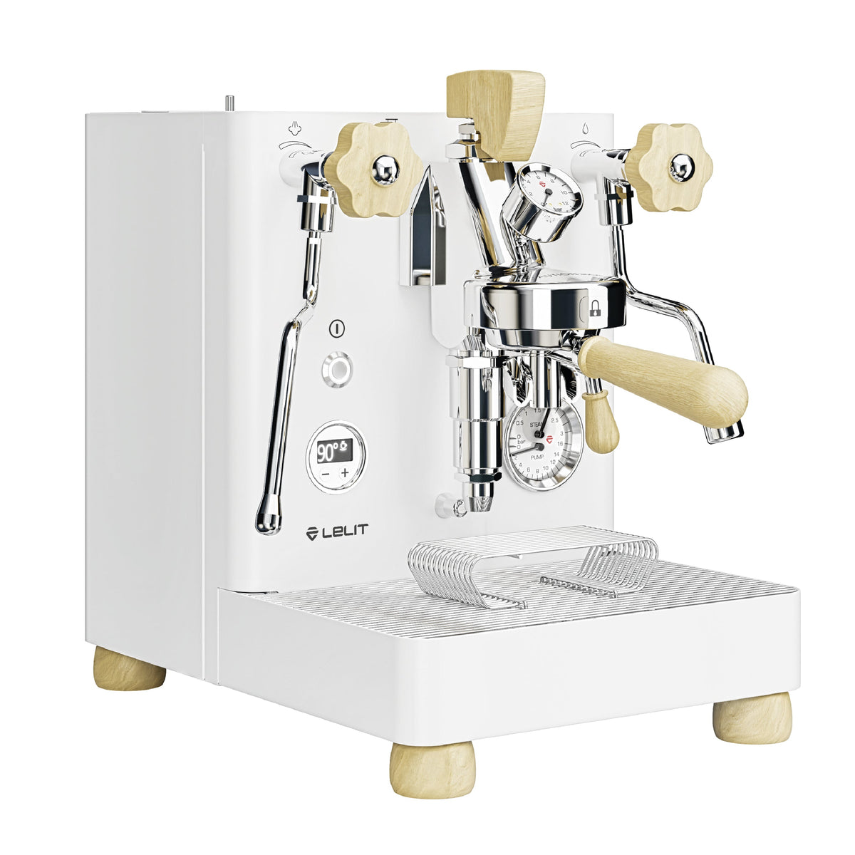 Lelit Bianca V3 Espresso Machine – White / No Accents