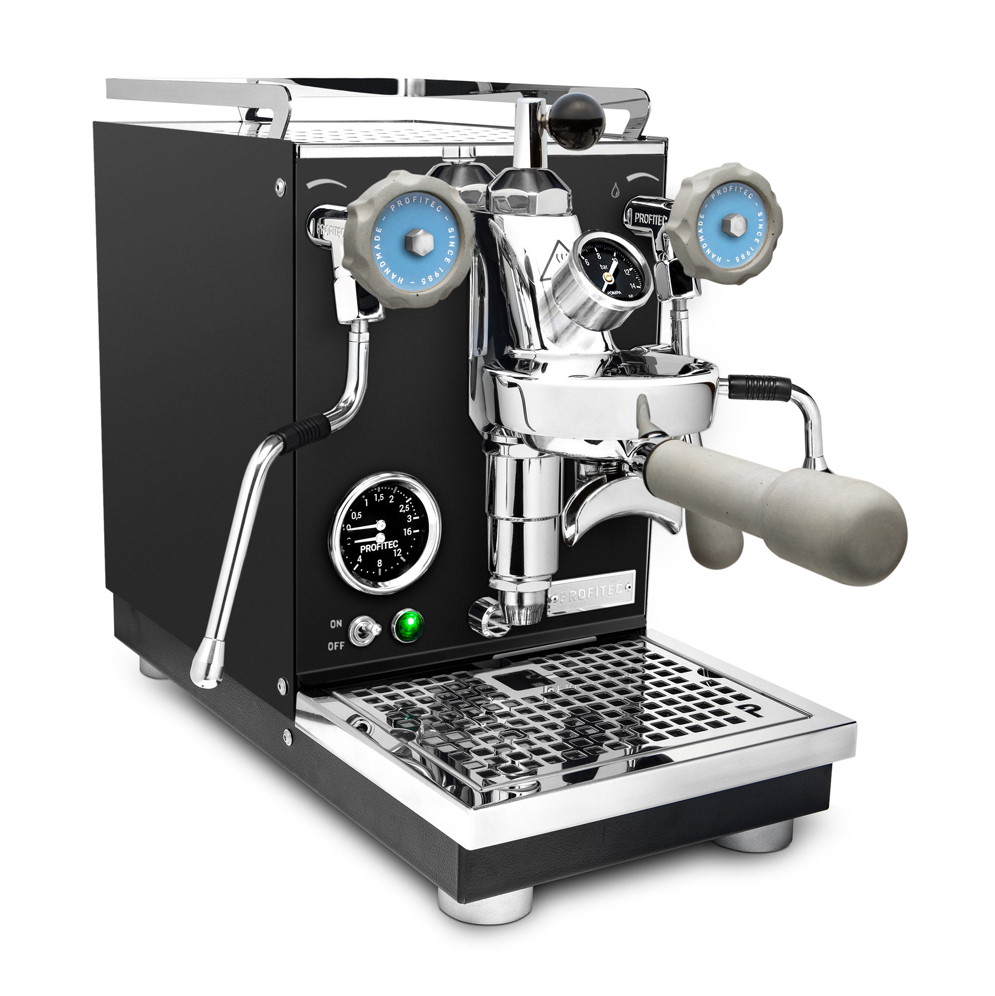 Profitec Pro 400 Espresso Machine – Black / Concrete / Flow Control