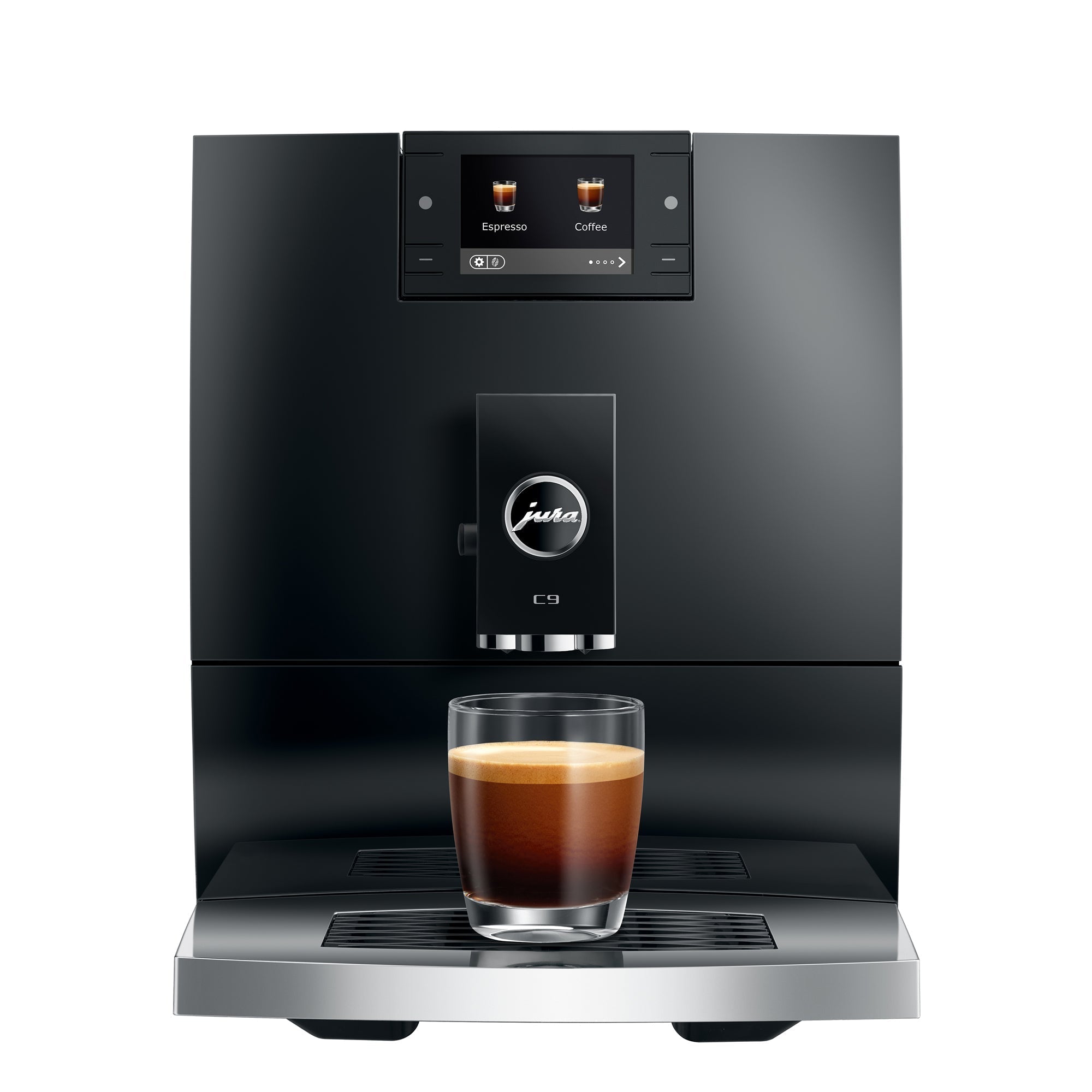 JURA C9 Super-Automatic Espresso Machine – Piano Black