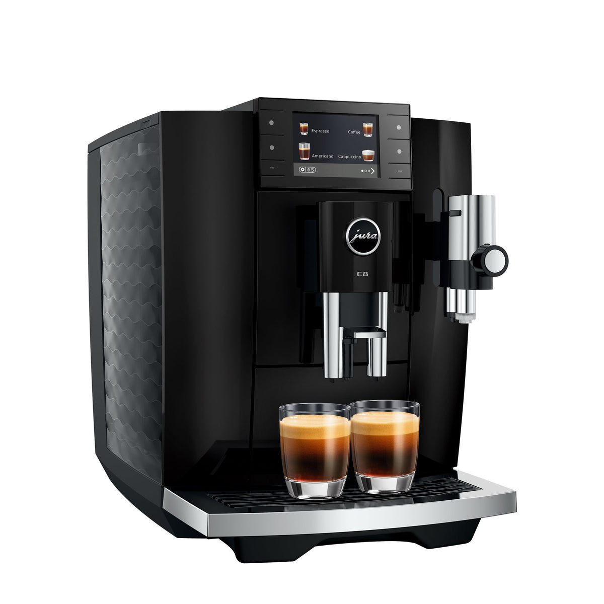JURA E8 Espresso Machine – Piano Black