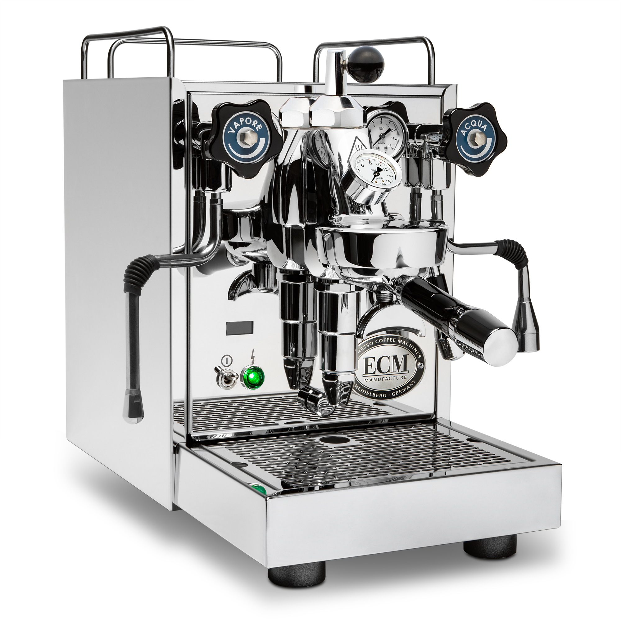 Refurbished ECM Mechanika Slim PID Espresso Machine – Stainless Steel / Flow Control
