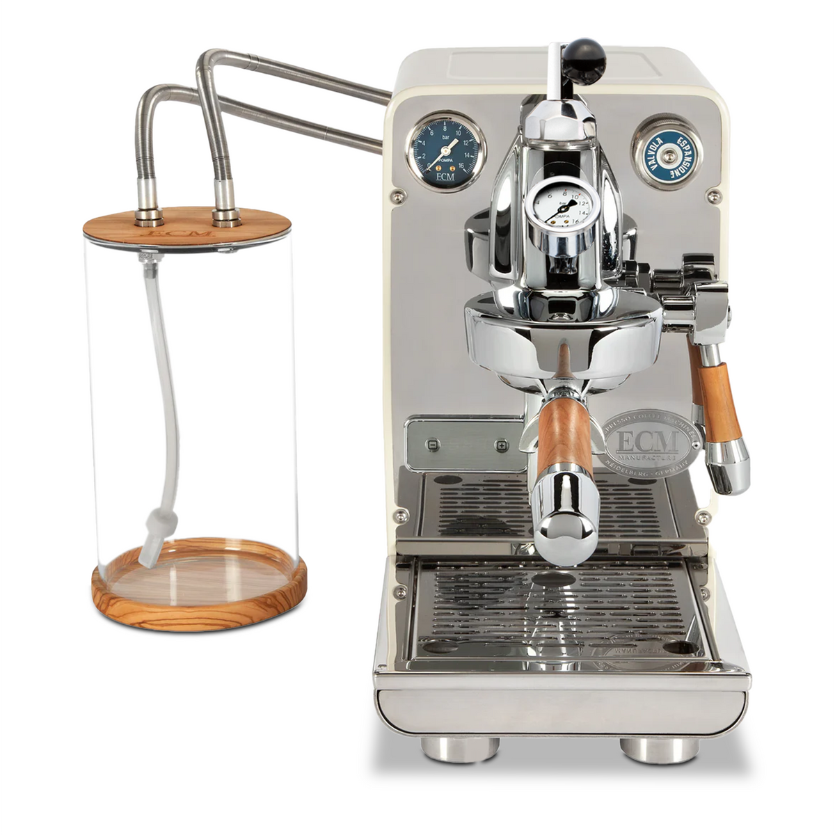 ECM Puristika Single-Boiler Espresso Machine – Cream / Flow Control