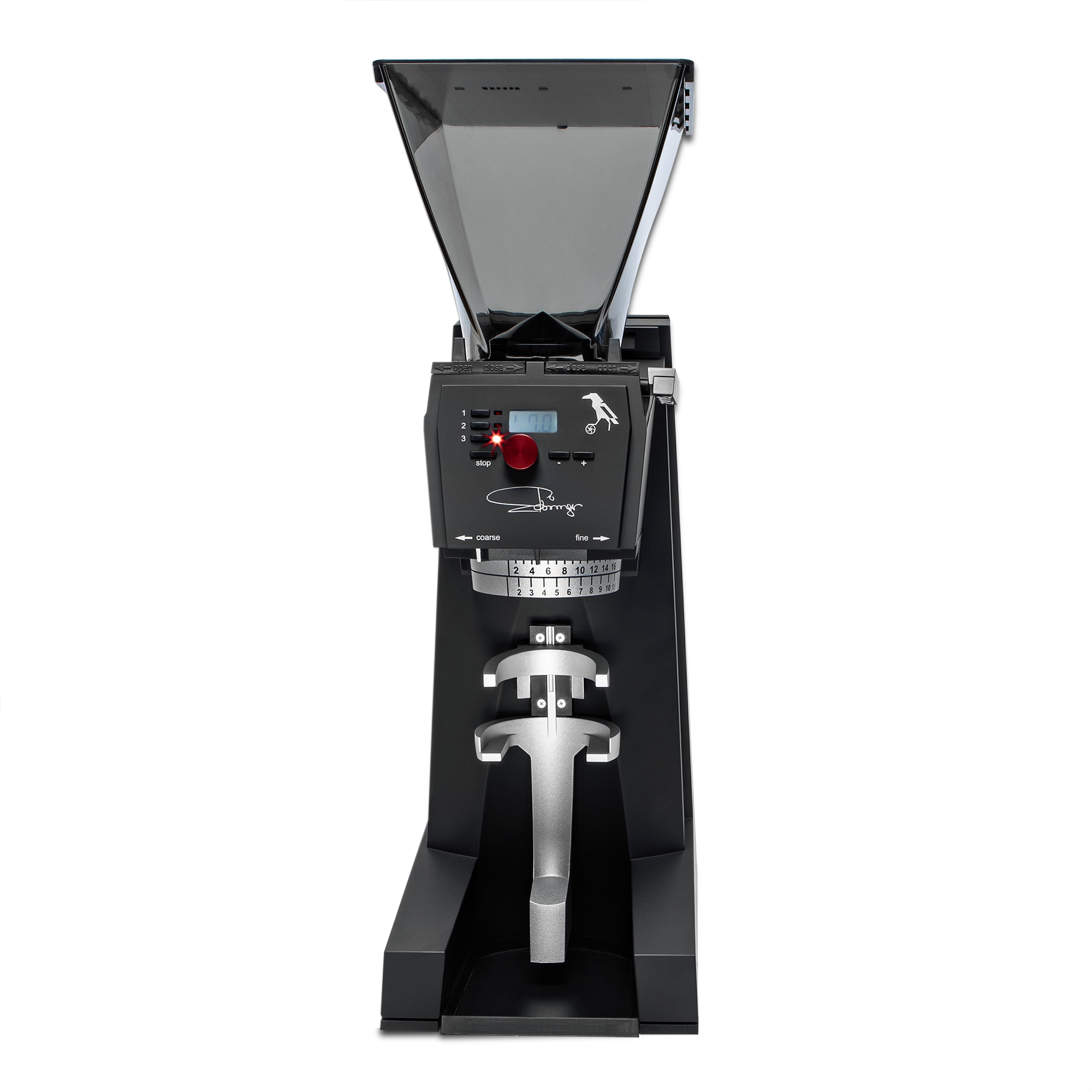 Etzinger etzMAX X Commercial Espresso Grinder – Black and Silver