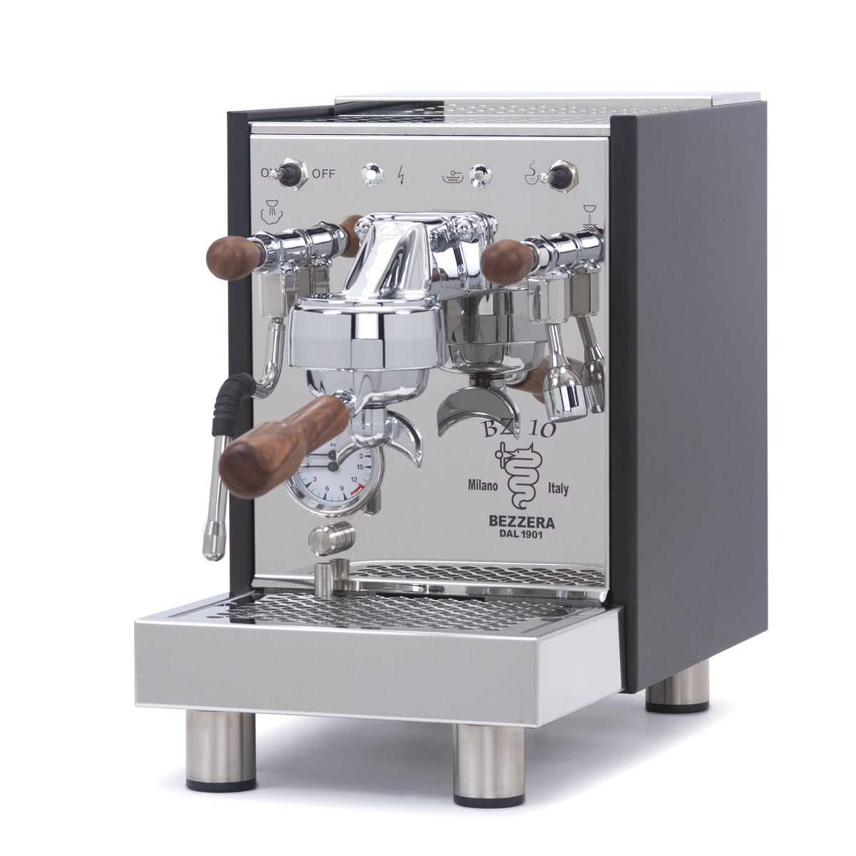 Bezzera BZ10 Espresso Machine – Black / Rosewood