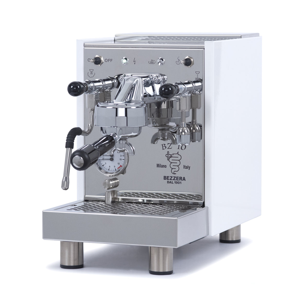 Bezzera BZ10 Espresso Machine – White / No Accents