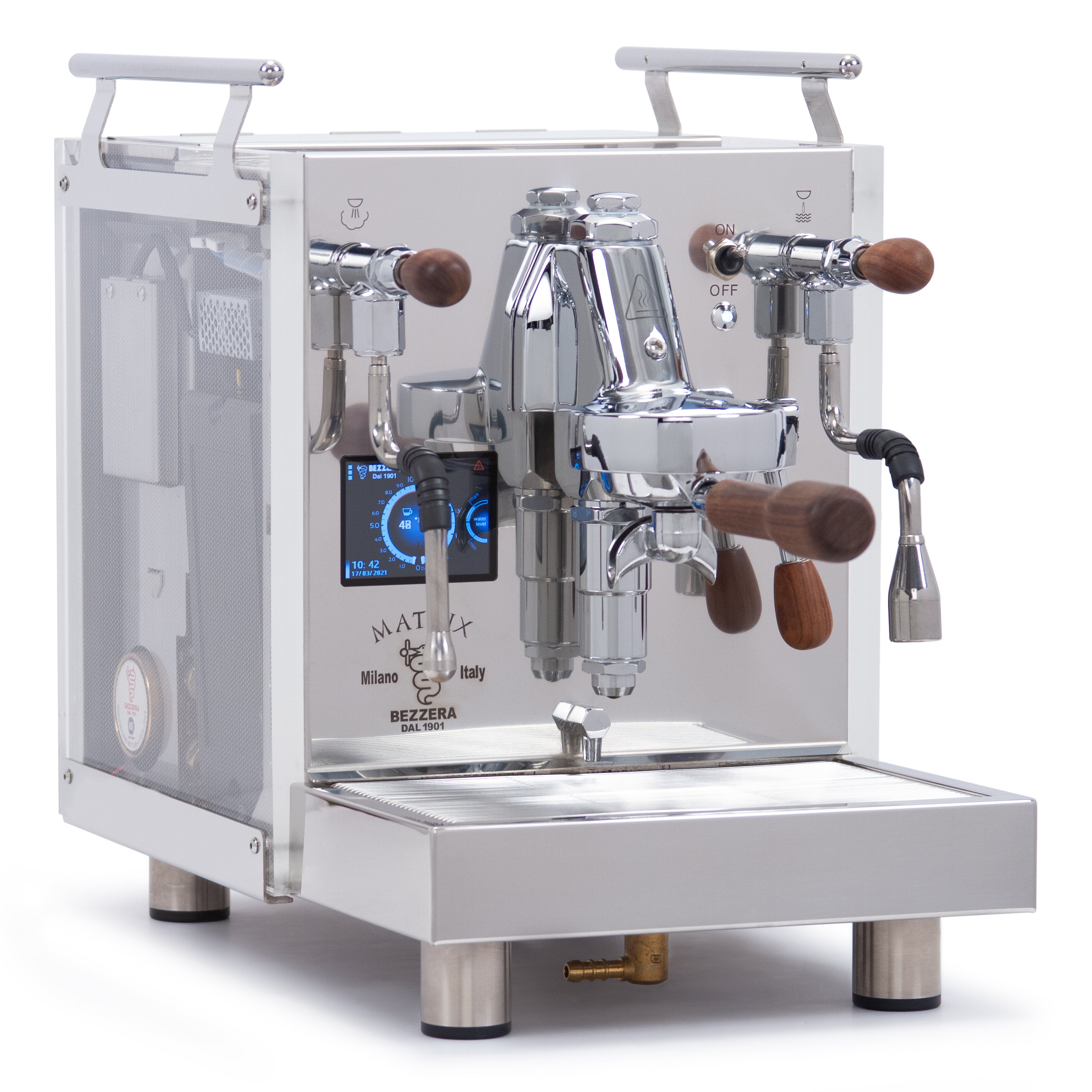 Bezzera Matrix MN Dual Boiler Espresso Machine – No Flow Control / Rosewood