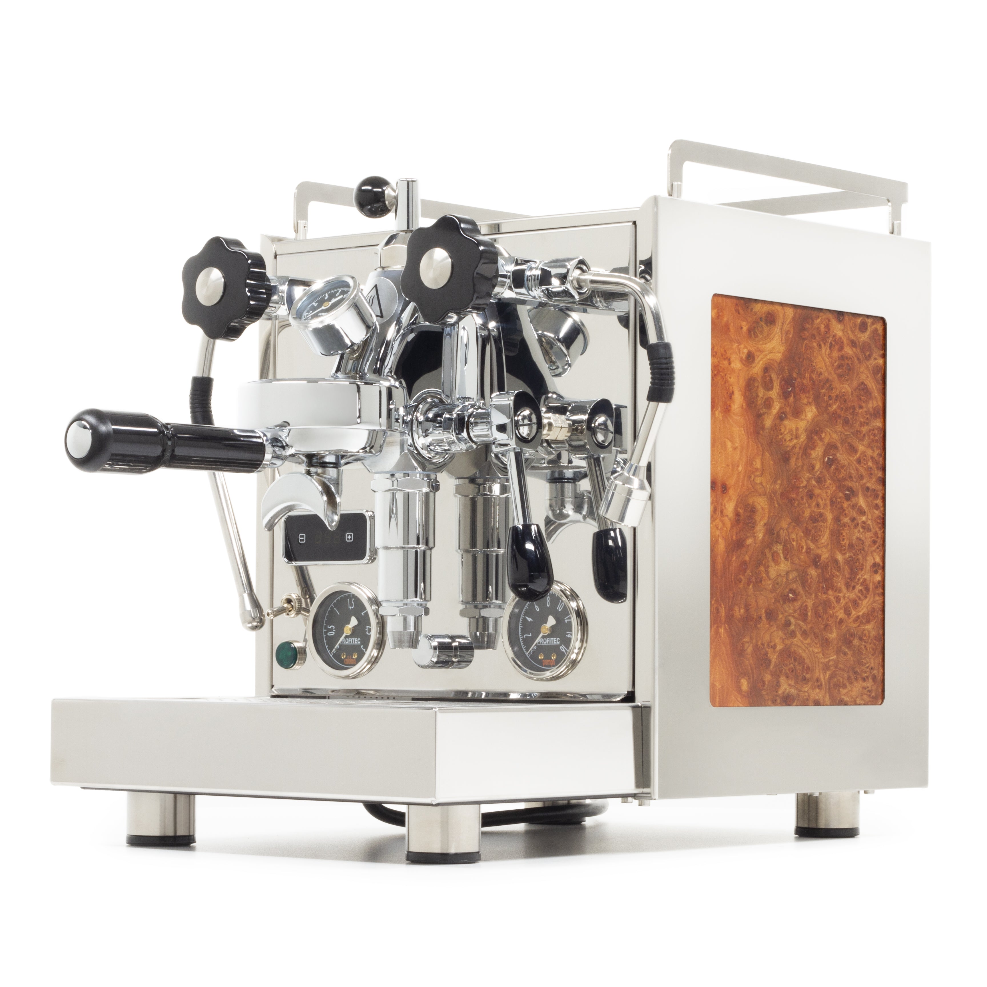 Profitec Pro 600 Espresso Machine – Elm Carpathian Burl / Flow Control