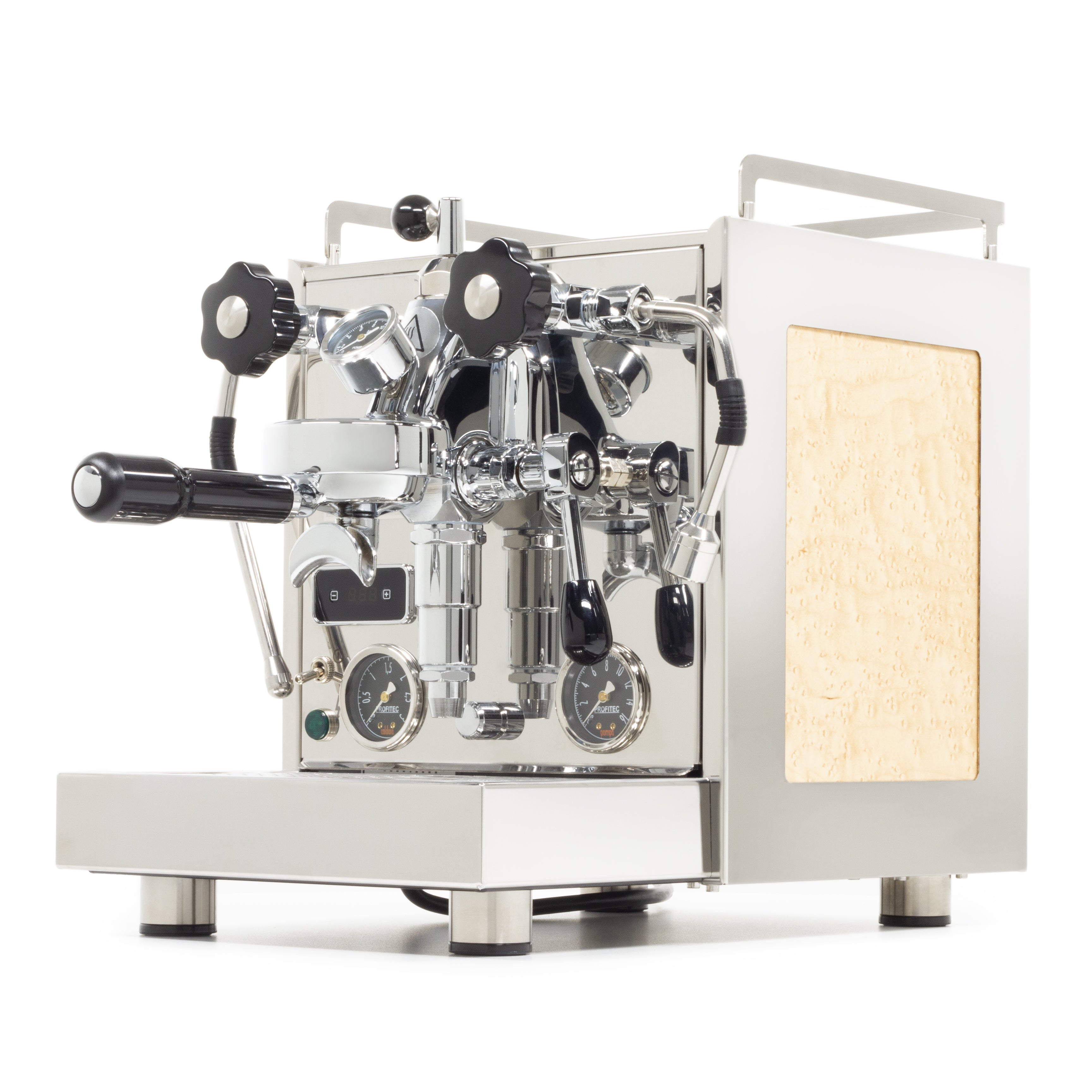 Profitec Pro 600 Espresso Machine – Maple Birdseye / Flow Control