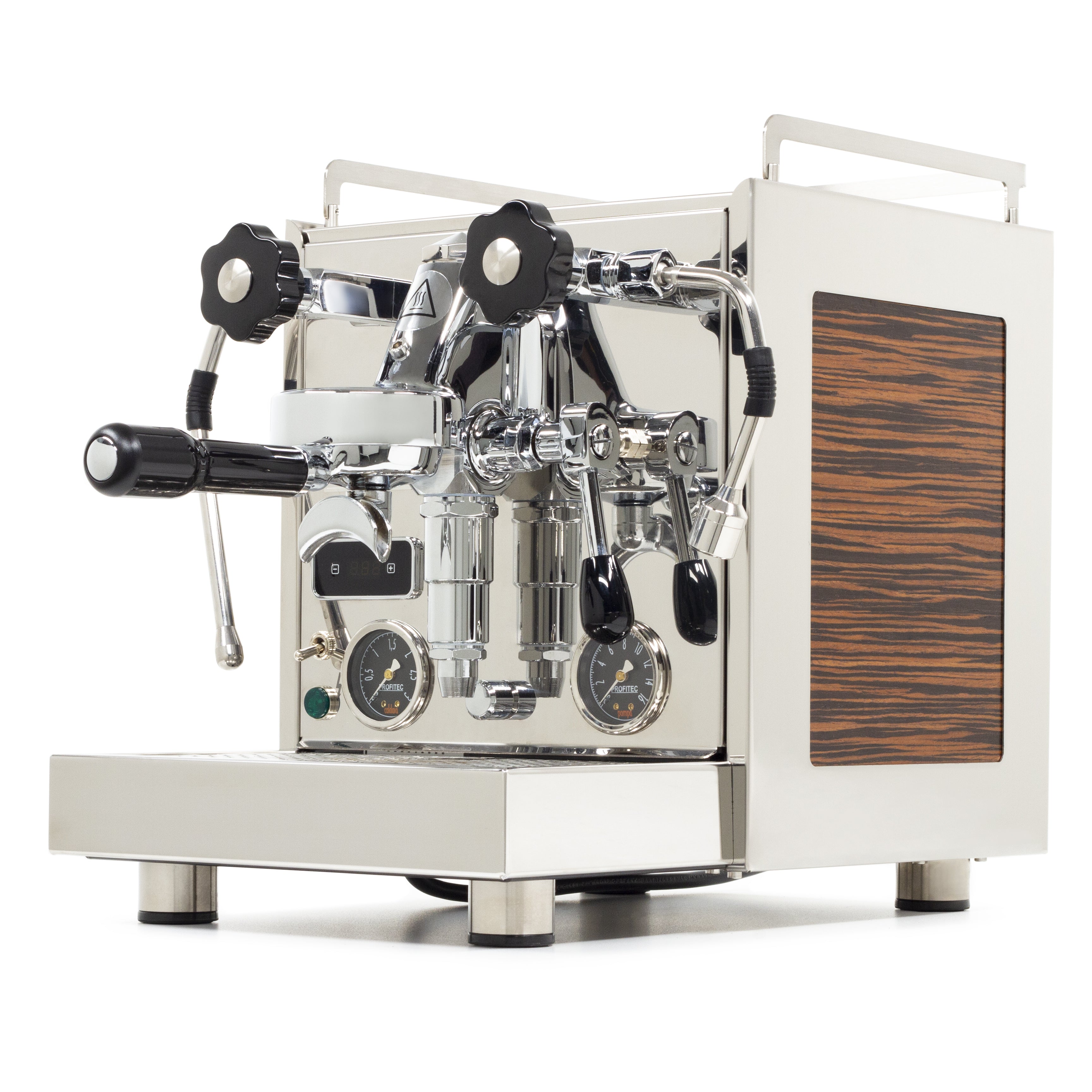 Profitec Pro 600 Espresso Machine – Walnut Quarter Cut / No Flow Control