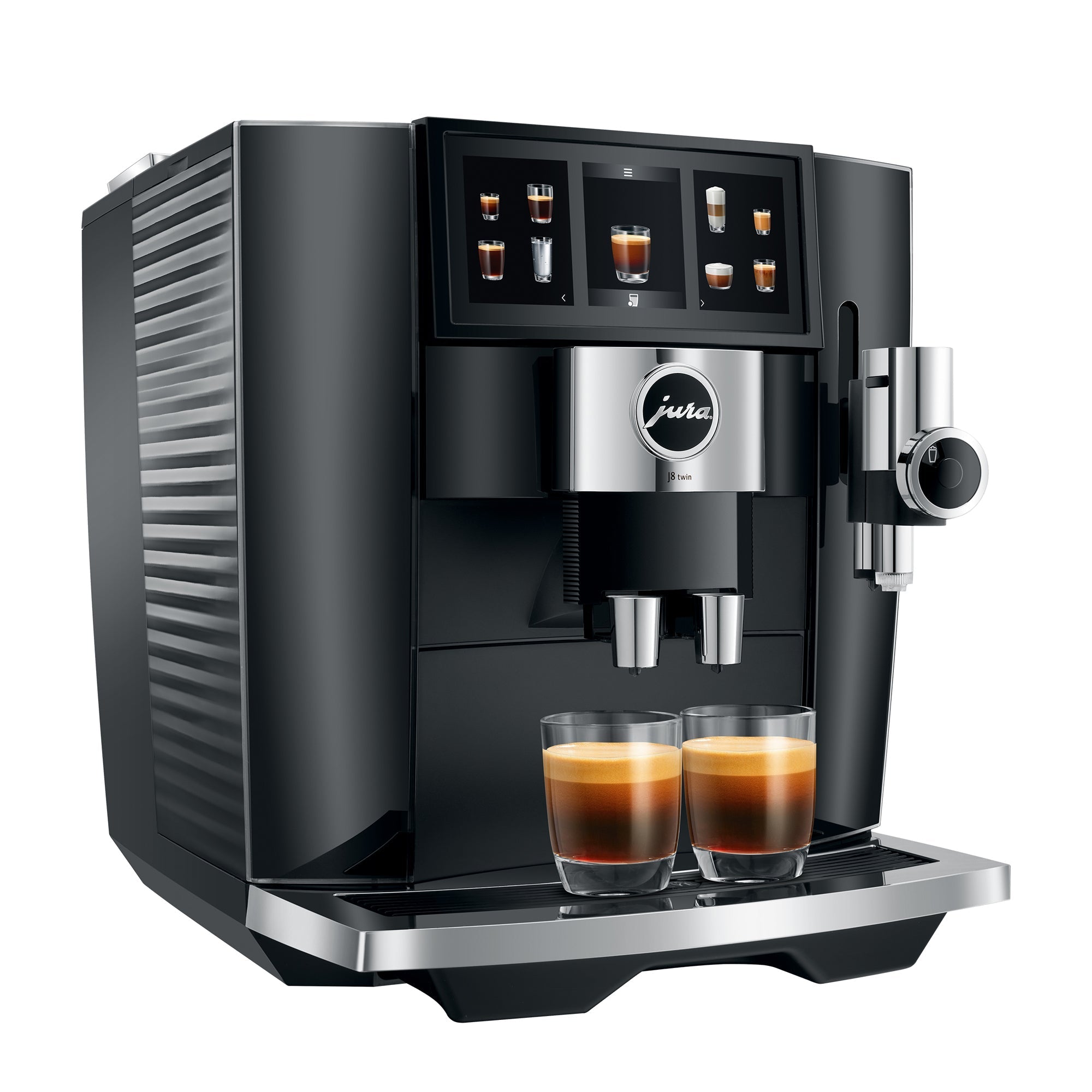Refurbished JURA J8 Twin Espresso Machine – Diamond Black