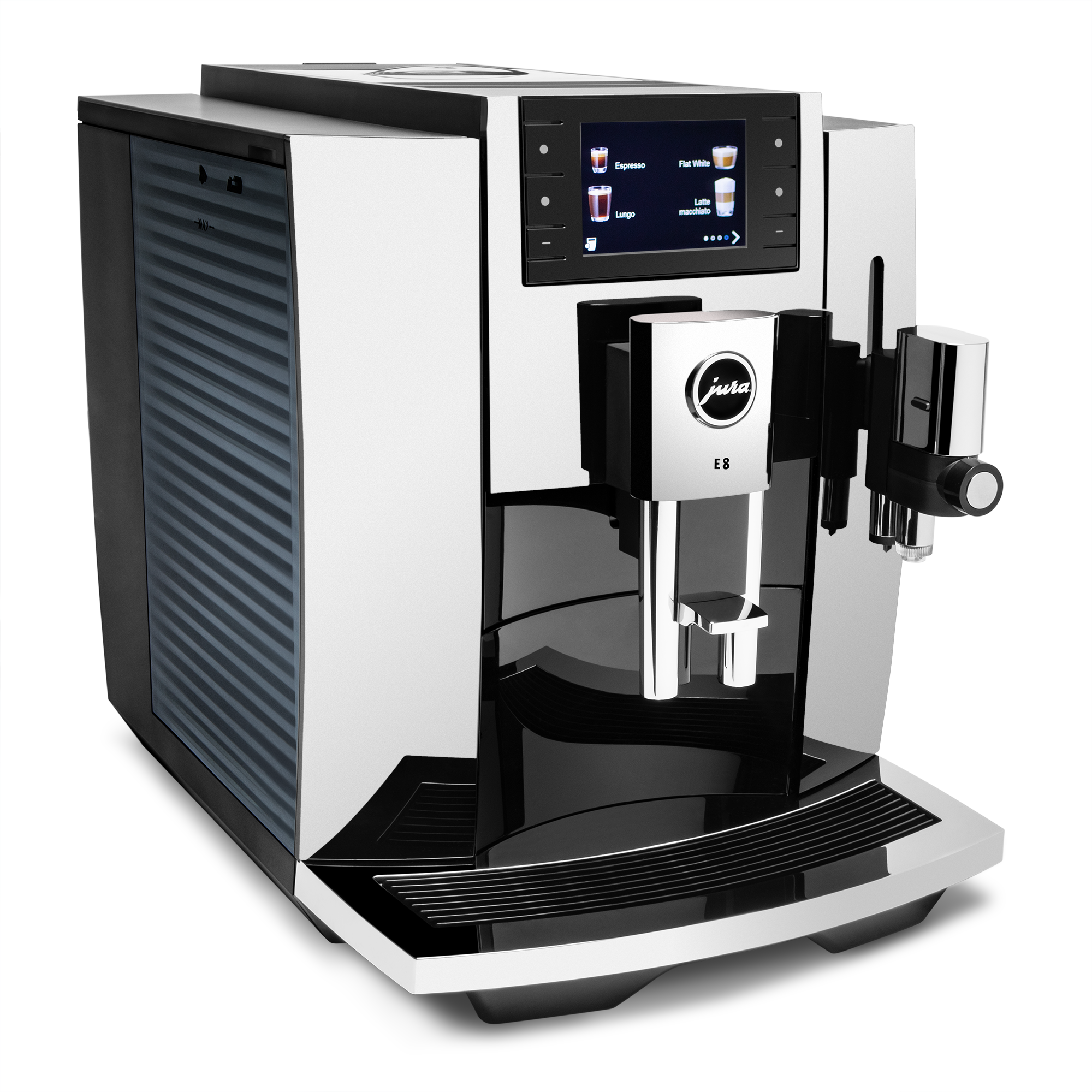 Refurbished JURA E8 Espresso Machine – Chrome