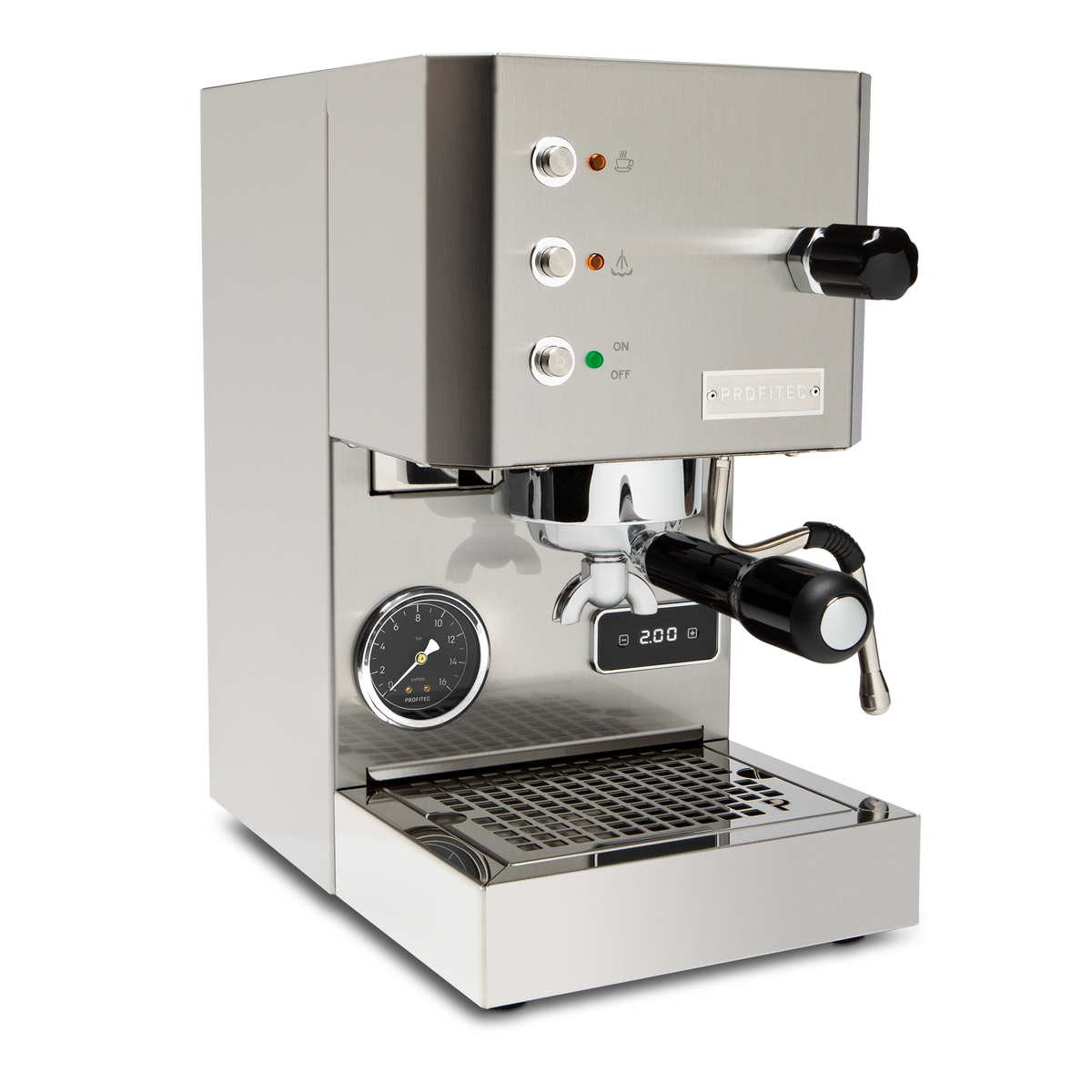 Refurbished Profitec GO Espresso Machine – Stainless Steel