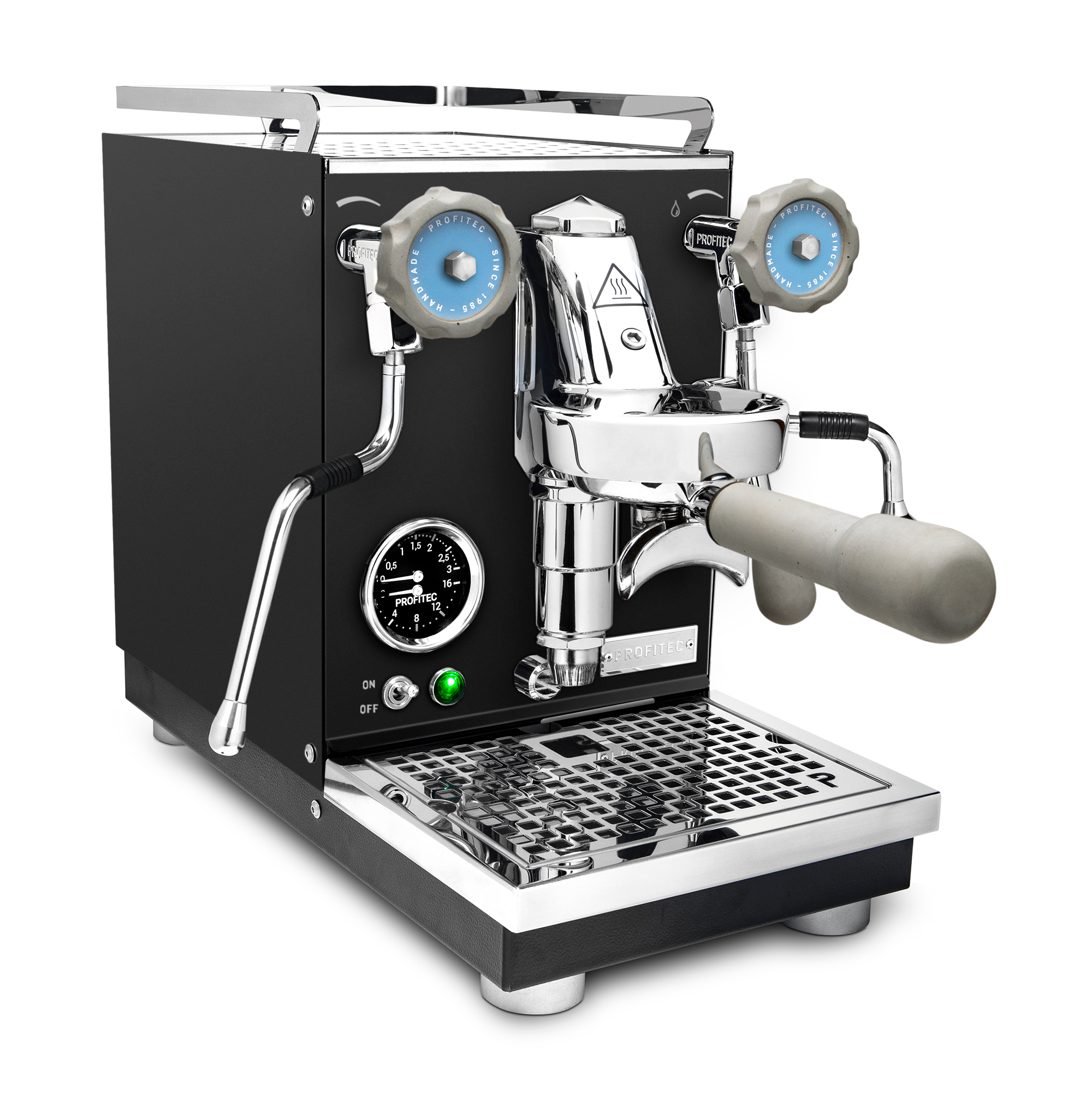 Profitec Pro 400 Espresso Machine – Black / Concrete / No Flow Control