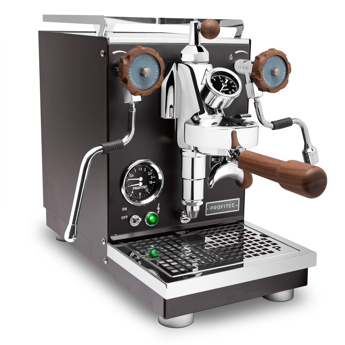 Profitec Pro 400 Espresso Machine – Black / Walnut / Flow Control