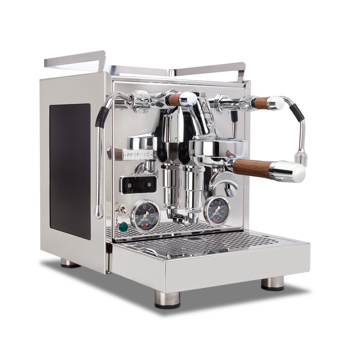 Profitec Pro 600 Dual Boiler Espresso Machine with Quick Steam Plus – Elegant Walnut / No Flow Control