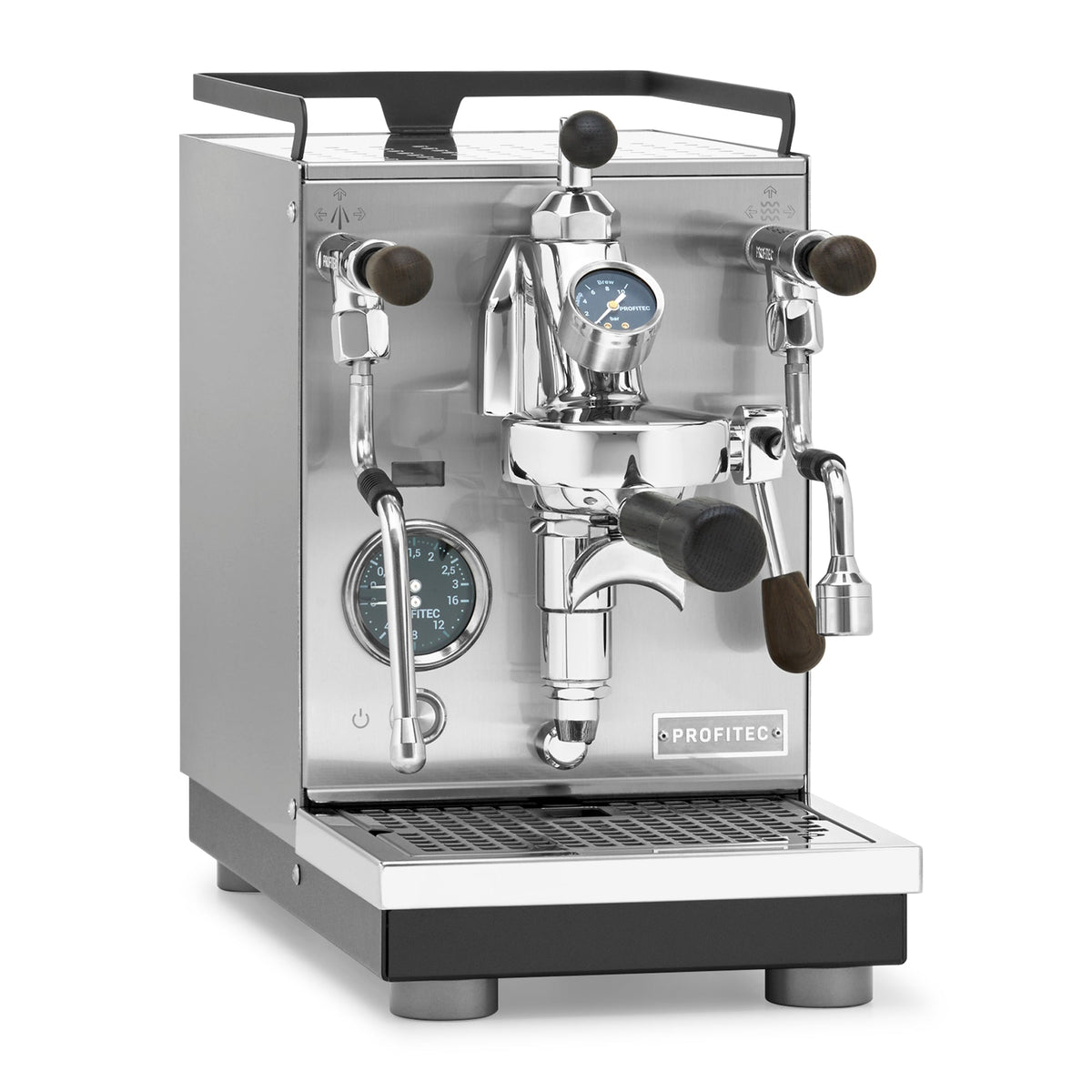 Profitec JUMP Espresso Machine – Blackened Oak / Flow Control