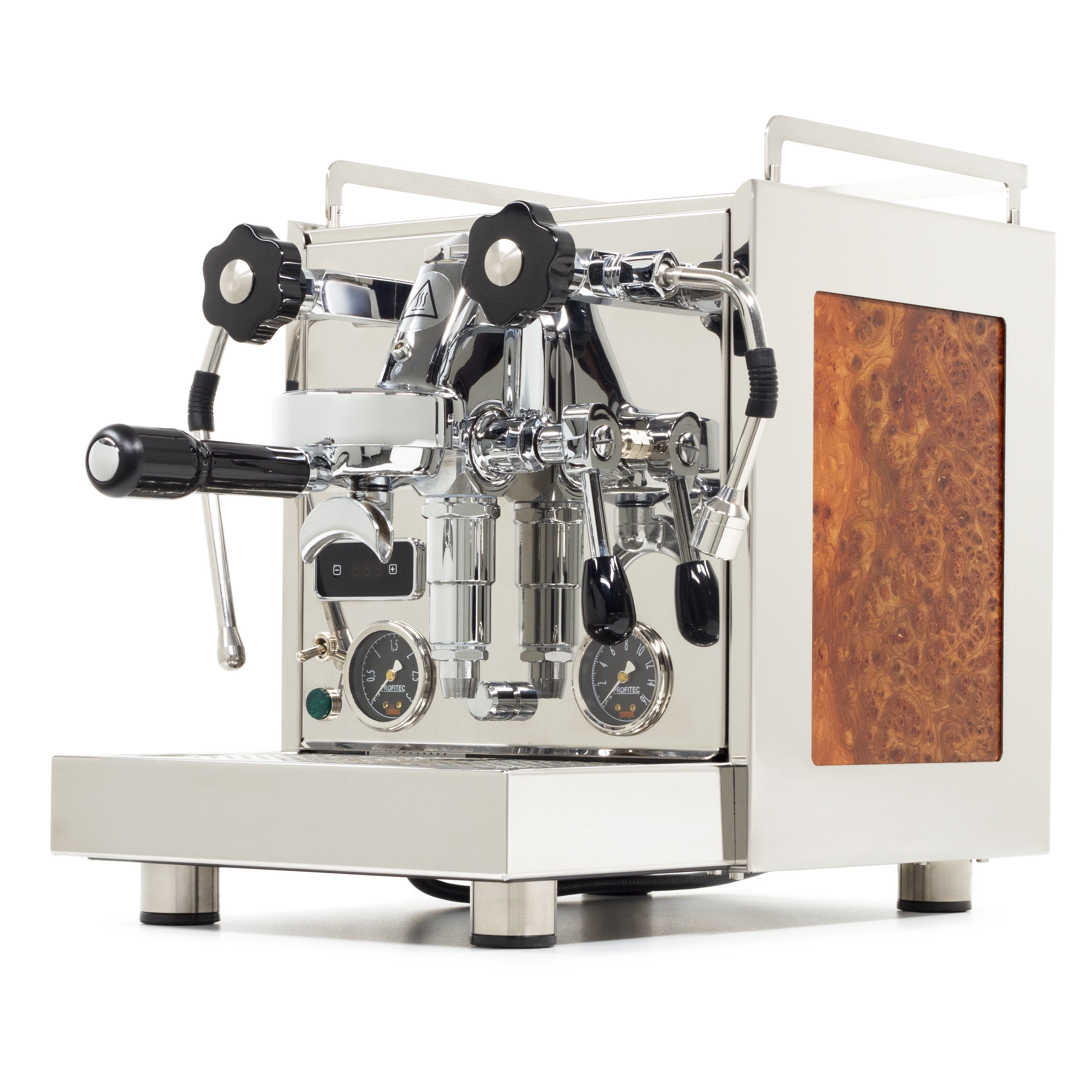 Profitec Pro 600 Espresso Machine – Elm Carpathian Burl / No Flow Control