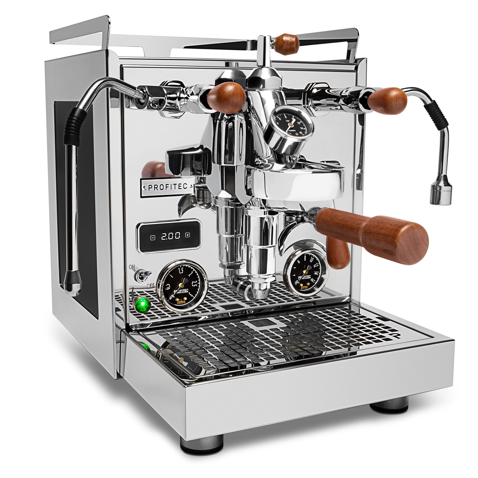 Profitec Pro 600 Dual Boiler Espresso Machine with Quick Steam Plus – Sapele / Flow Control