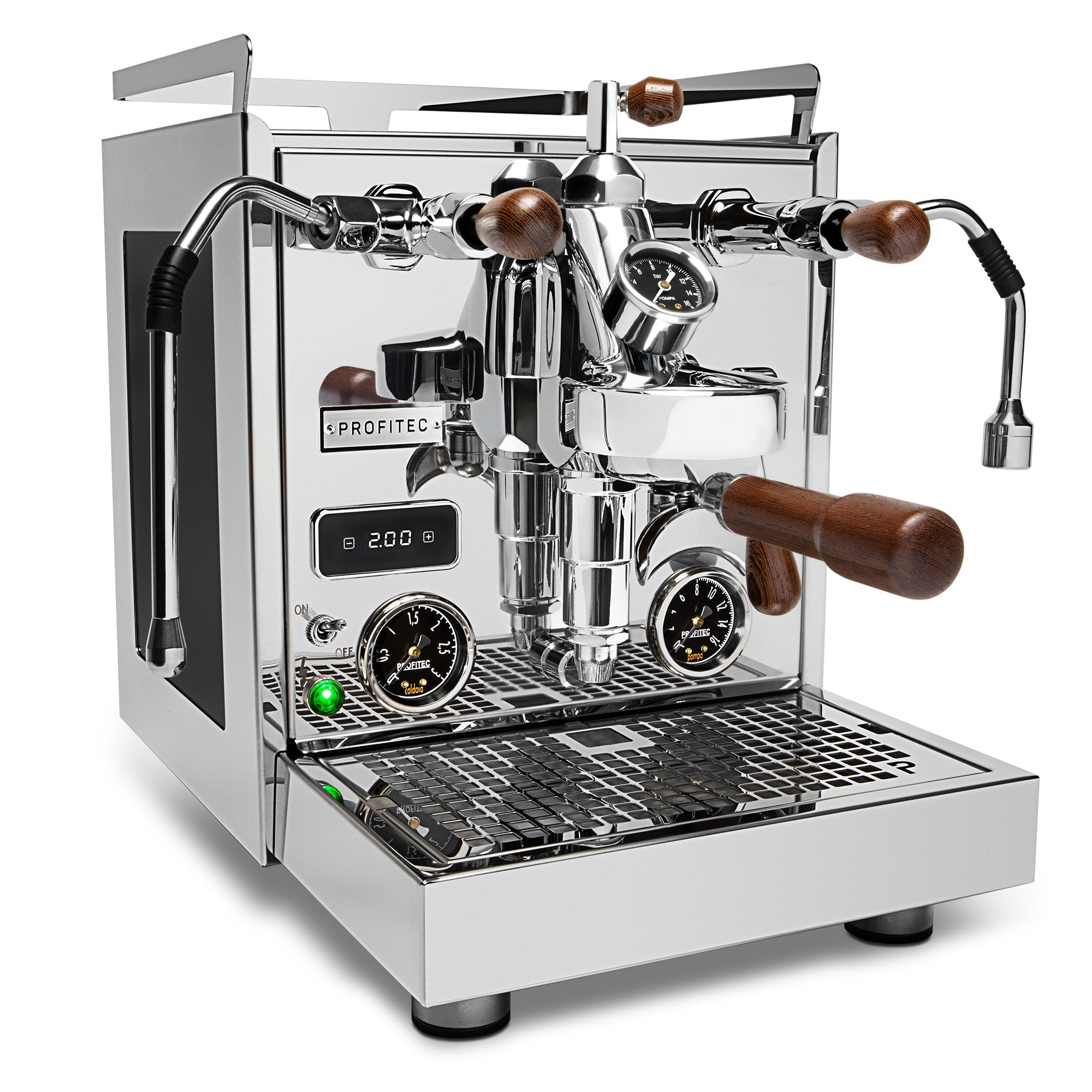 Profitec Pro 600 Dual Boiler Espresso Machine with Quick Steam Plus – Wenge / Flow Control