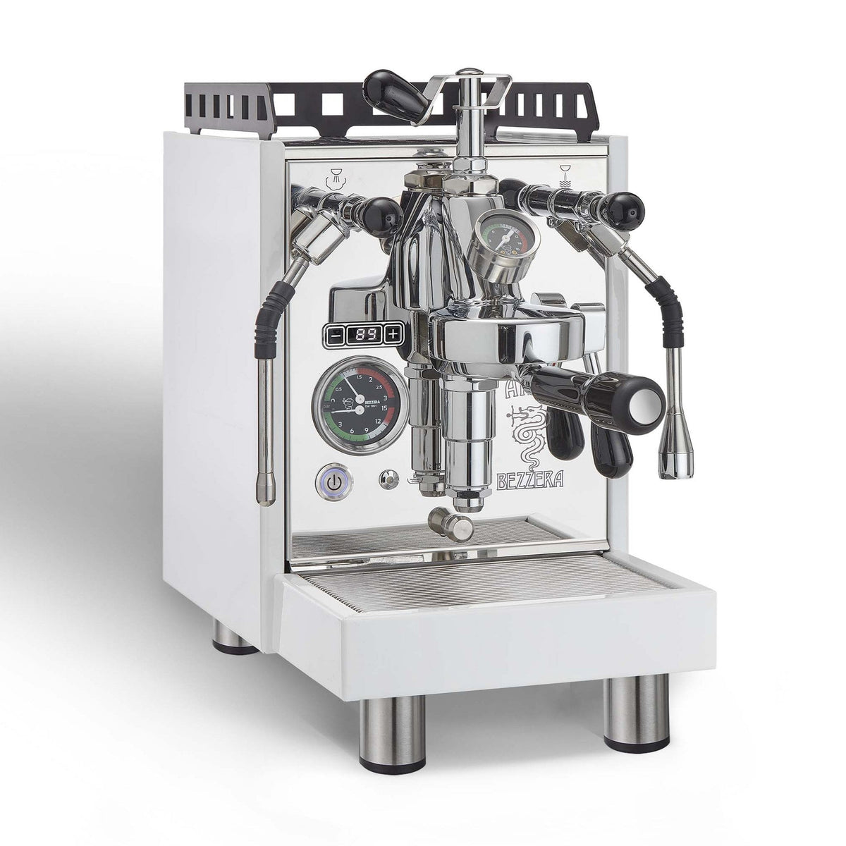 Bezzera Aria PID Espresso Machine with Flow Control - Open Box – White / Traditional / No Accents