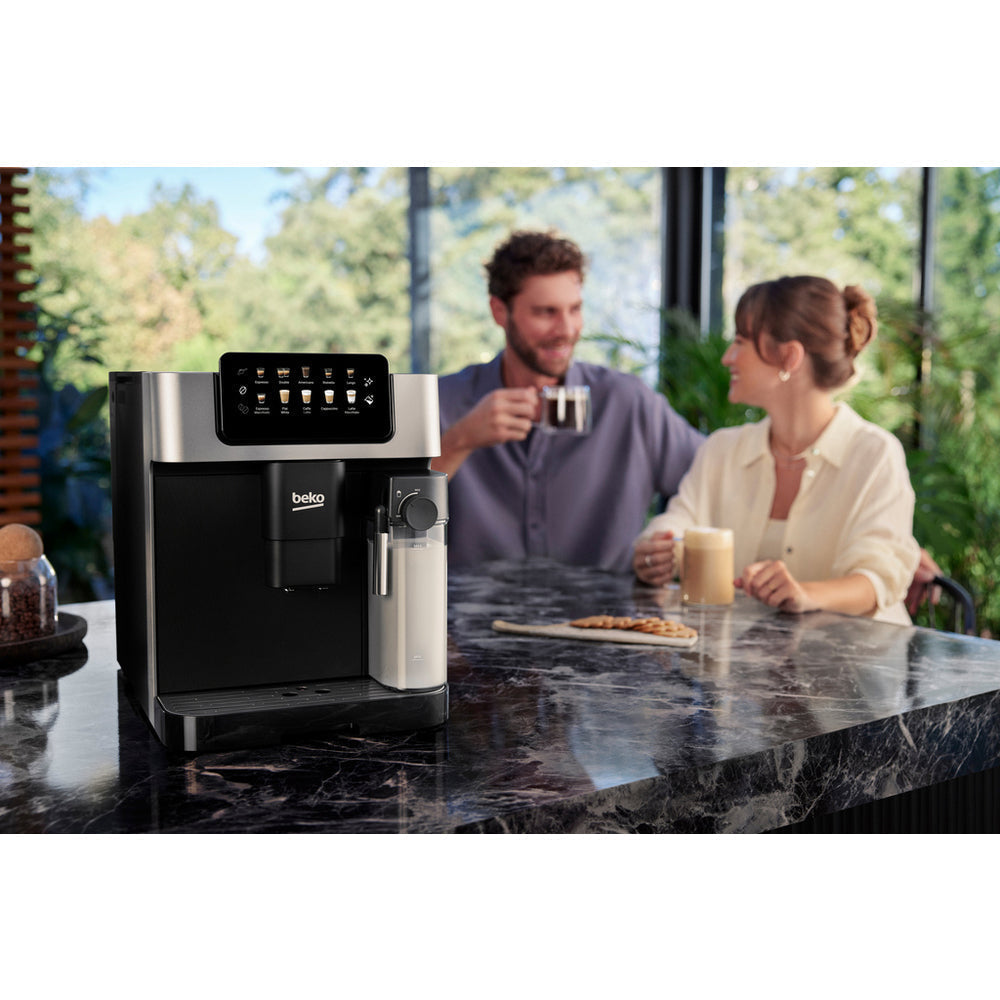 Beko CEG7304X CaffeExperto Fully Automatic 2L Bean To Cup Coffee Machine with Integrated Milk Jug Silver – image 9 of 11