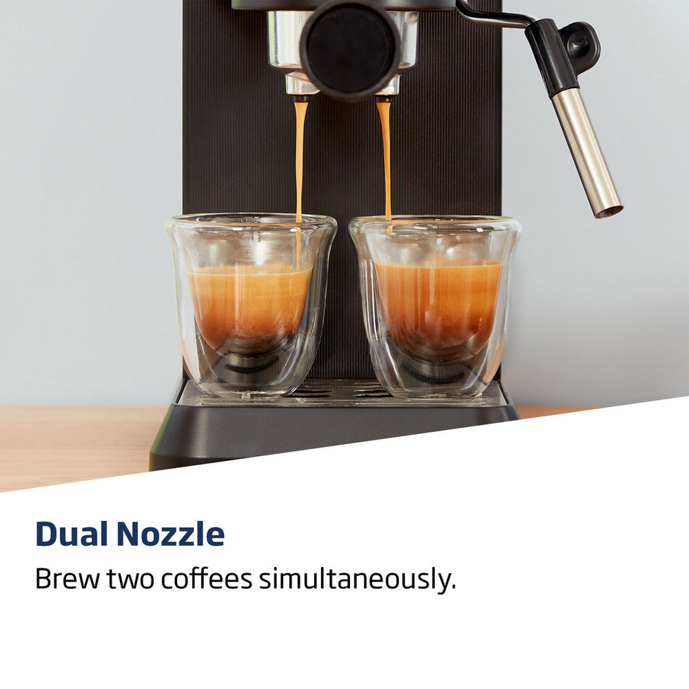 Beko CEP5302B CaffeExperto Manual Espresso Coffee Machine with Steam Wand Black – image 7 of 10