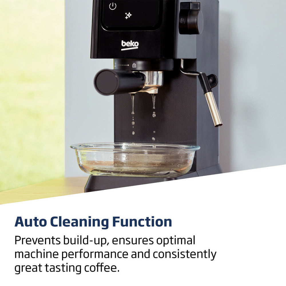Beko CEP5302B CaffeExperto Manual Espresso Coffee Machine with Steam Wand Black – image 9 of 10