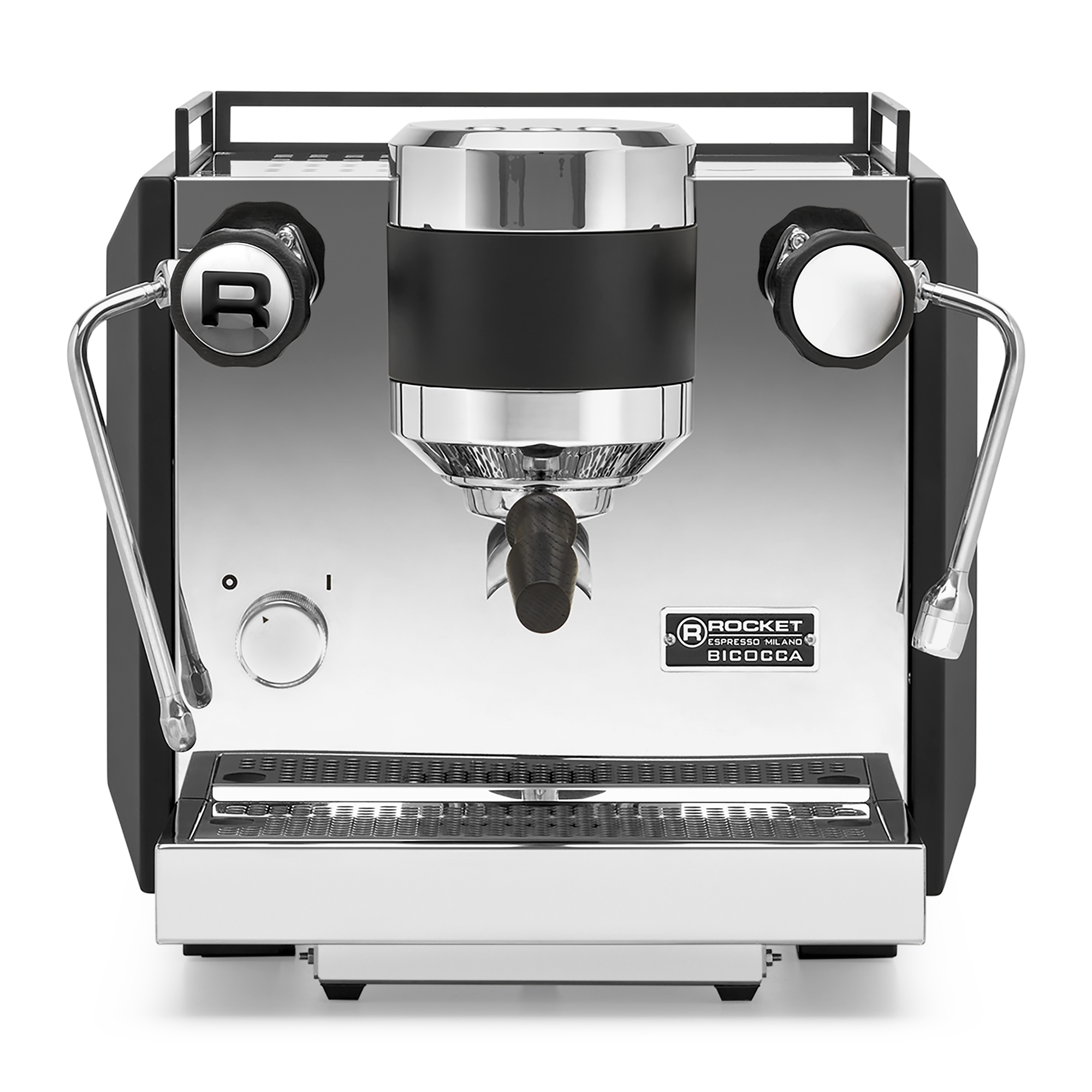 Rocket Espresso Bicocca Espresso Machine – Black / Blackened Oak