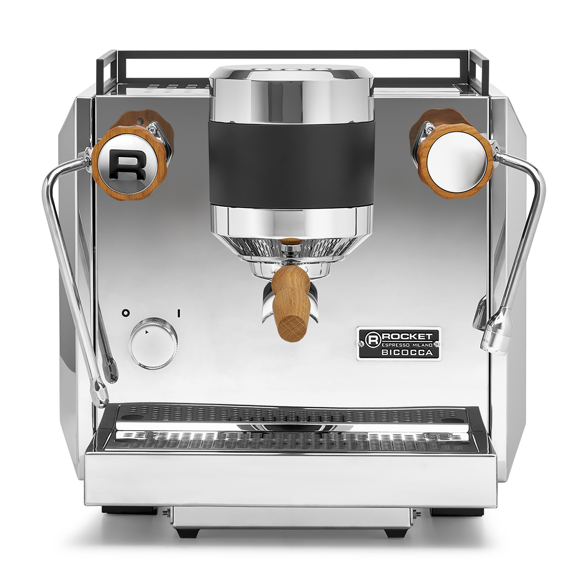 Rocket Espresso Bicocca Espresso Machine – Stainless Steel / Oak