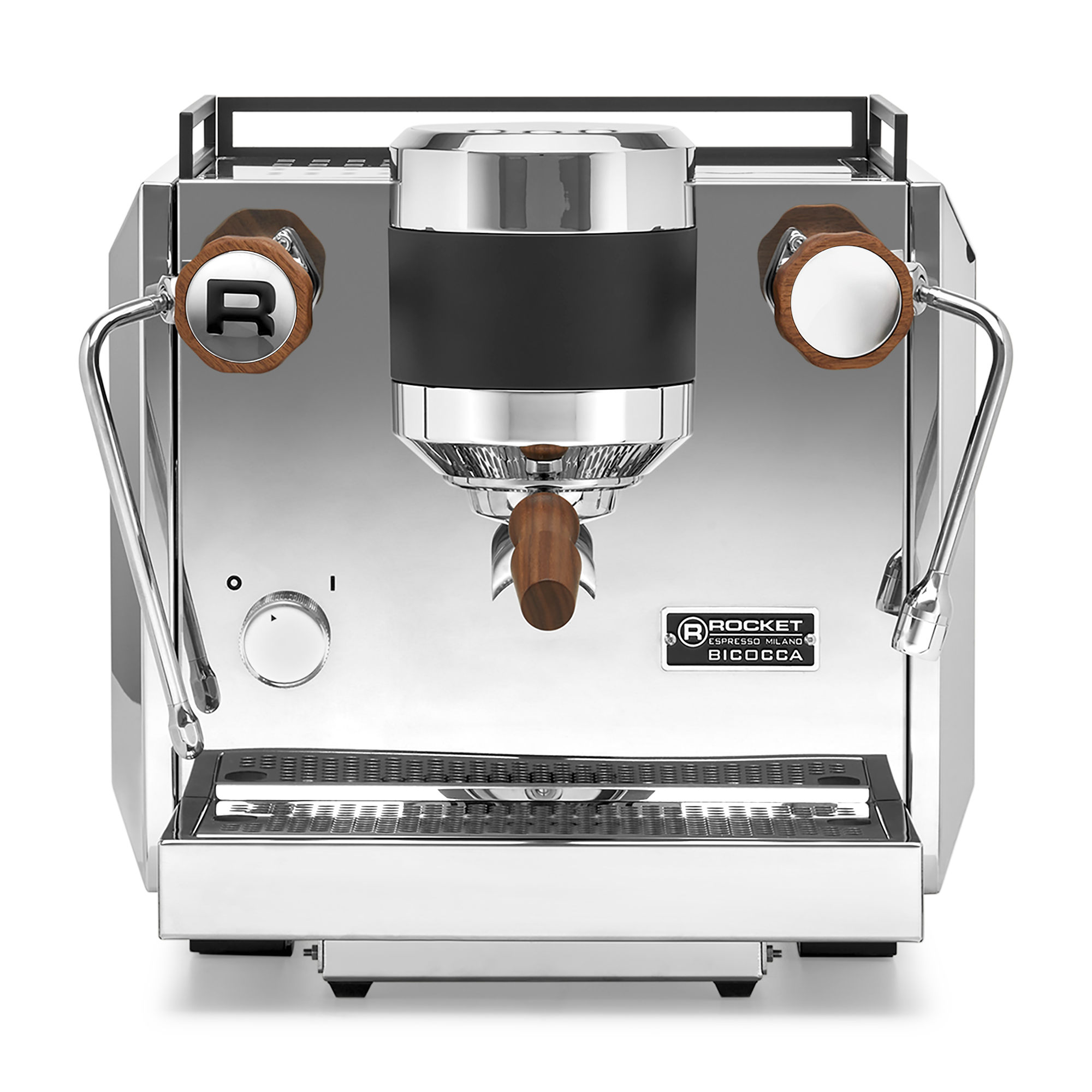 Rocket Espresso Bicocca Espresso Machine – Stainless Steel / Walnut