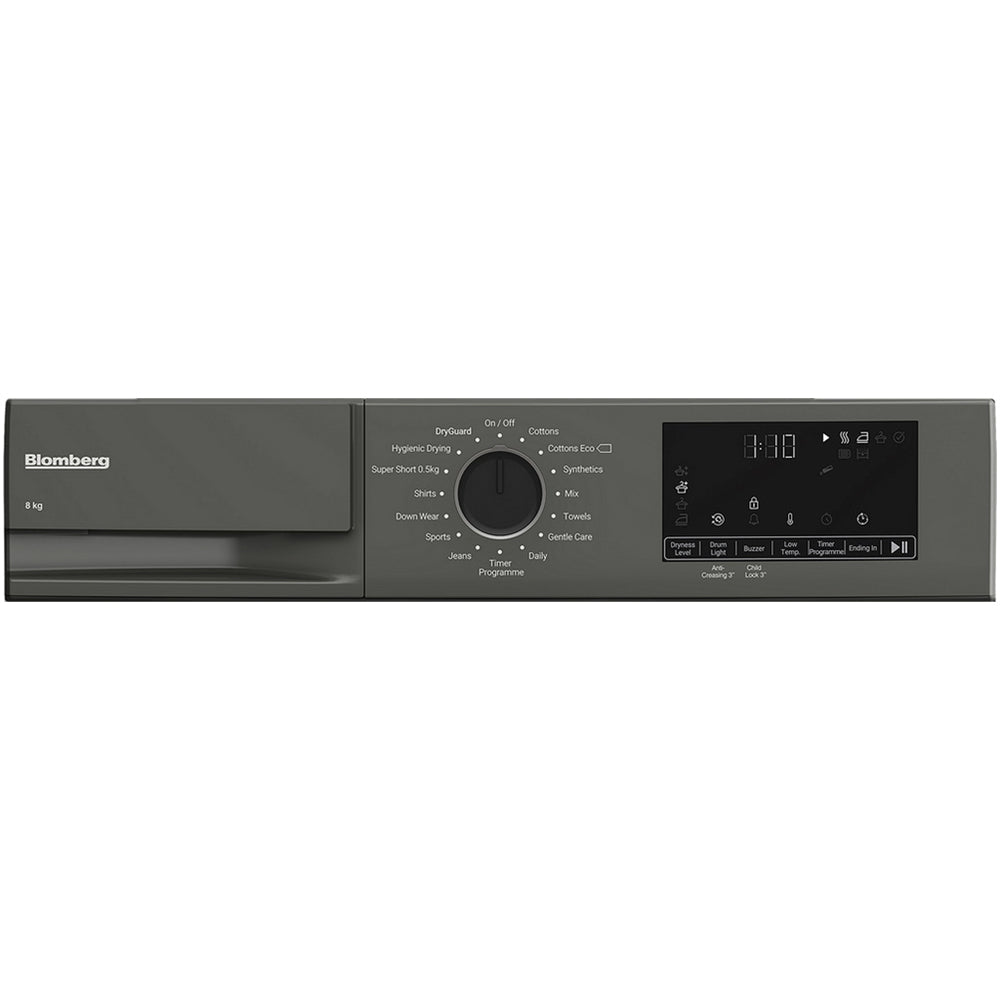 Blomberg LTA18321G 8kg Heat Pump Tumble Dryer Graphite – image 5 of 7