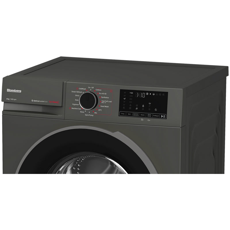 Blomberg LWA18461G 8kg 1400 Spin Washing Machine Graphite – image 5 of 9