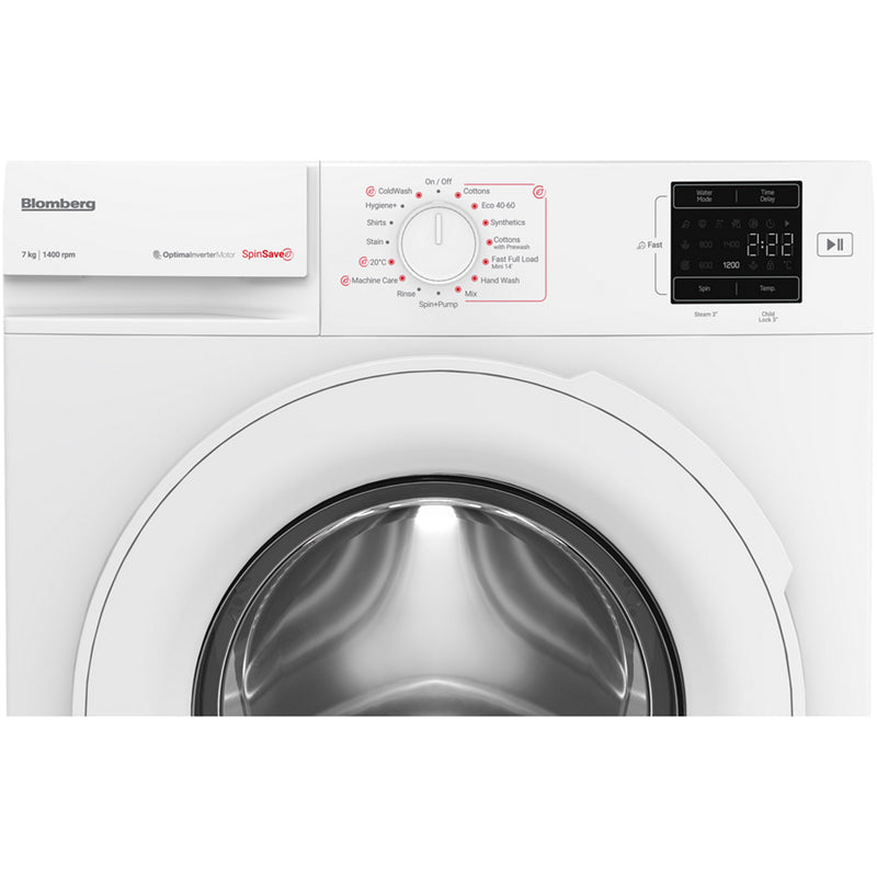 Blomberg LWA27461W 7kg 1400 Spin Washing Machine White – image 5 of 9