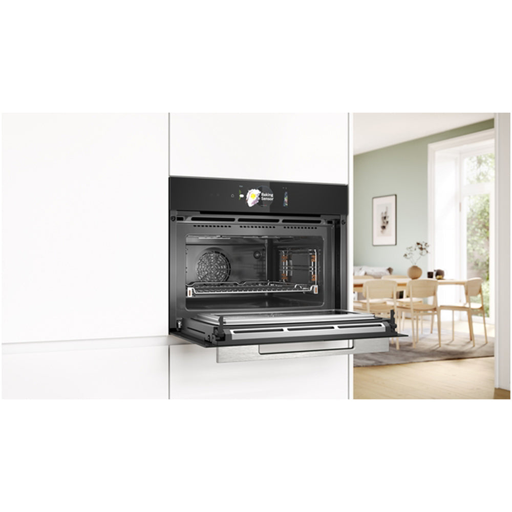 Bosch CMG778NB1 Series 8 45L Built-In Combi Microwave - Black – image 5 of 11