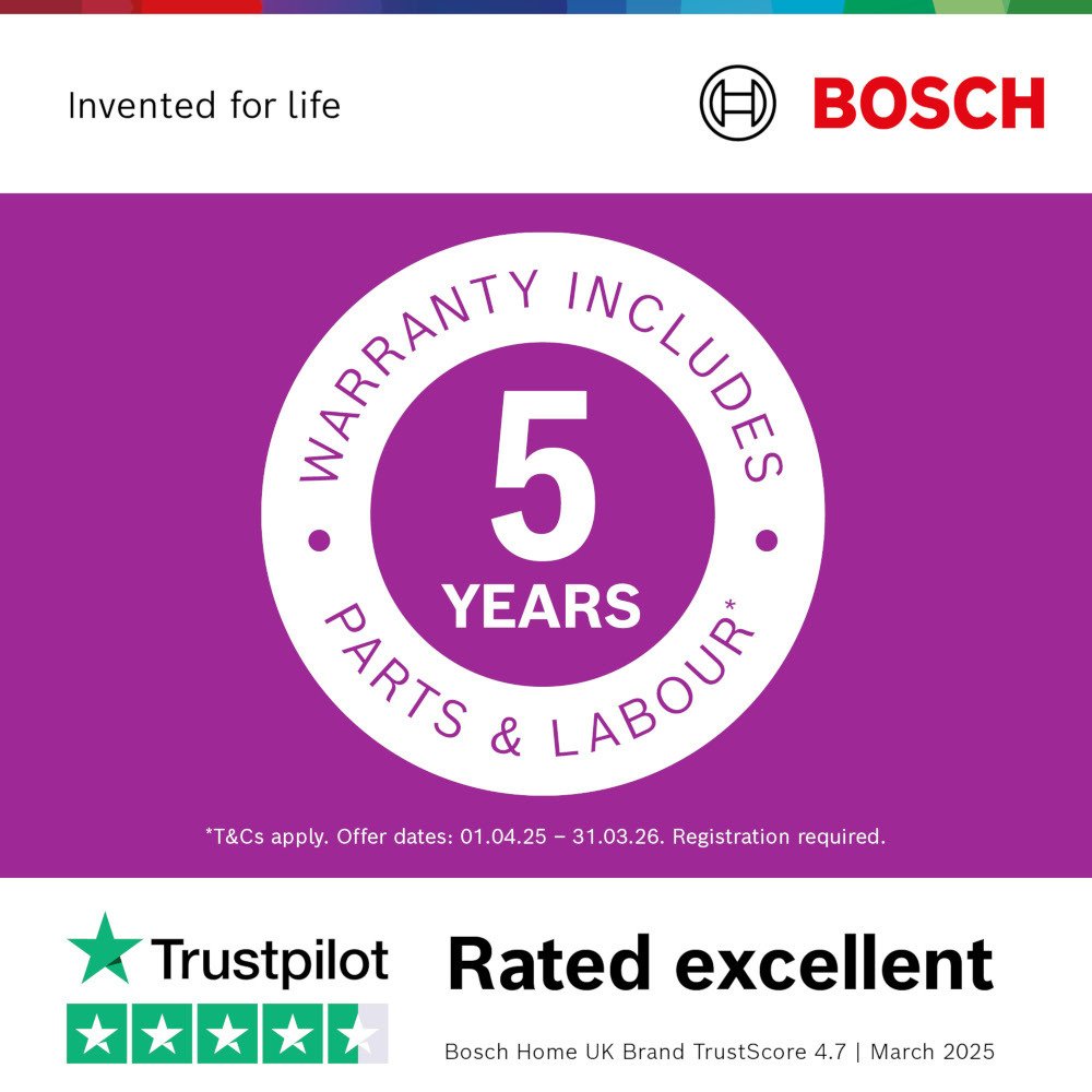 Bosch Series 4 WNA134U8GB Freestanding Washer Dryer 8kg/5kg 1400 Spin White – image 8 of 8
