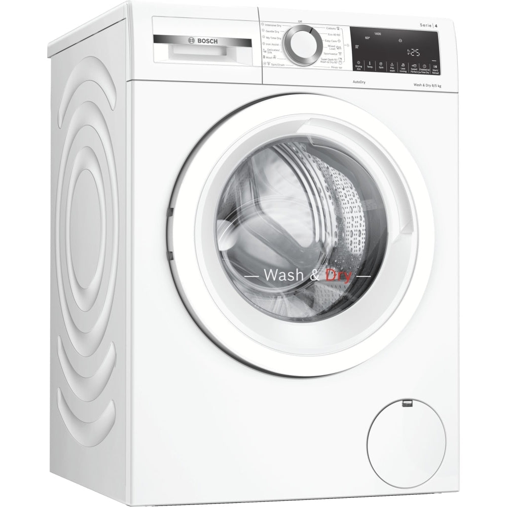 Bosch Series 4 WNA134U8GB Freestanding Washer Dryer 8kg/5kg 1400 Spin White