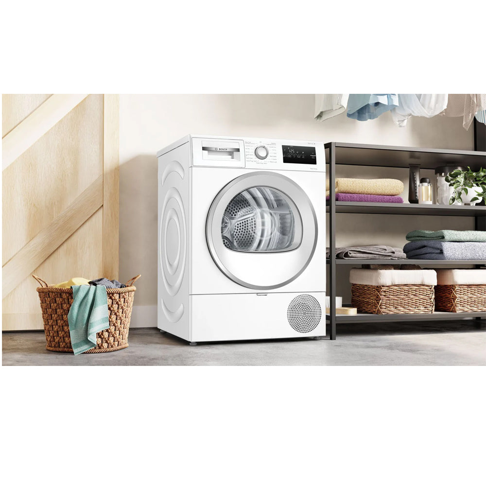 Bosch Series 4 WTH85226GB 8kg Freestanding Heat Pump Tumble Dryer White - A++ Rated – image 2 of 10