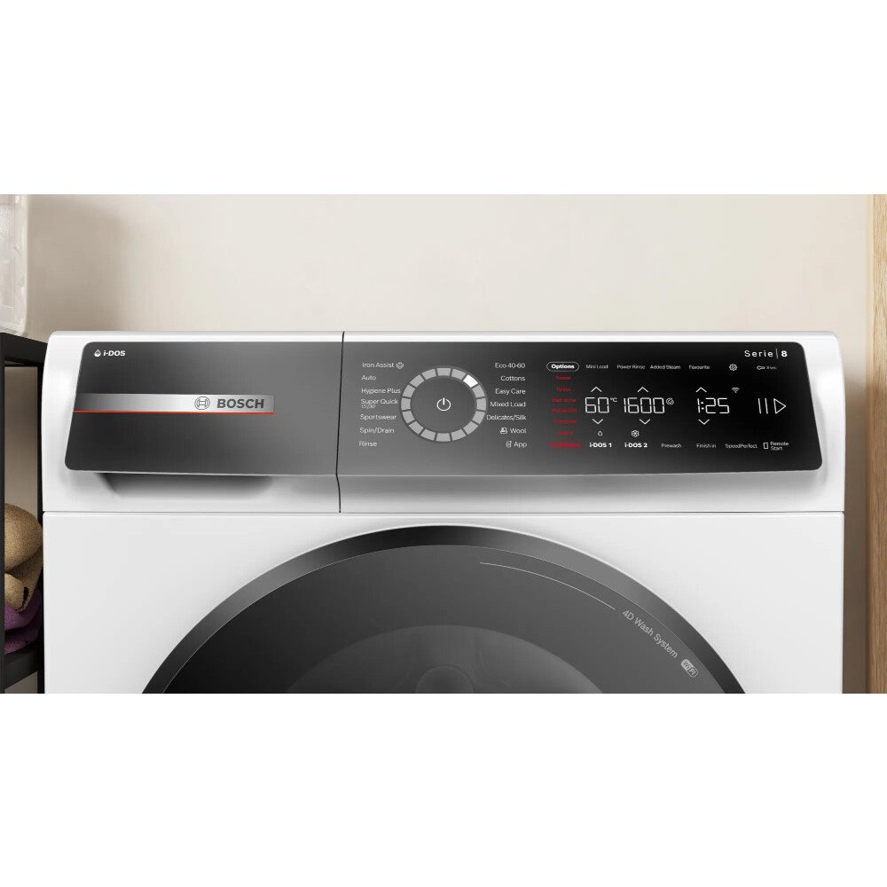 Bosch WGB256A1GB Series 8 i-DOS WiFi enabled 10 kg 1400 Spin Washing Machine White – image 3 of 17