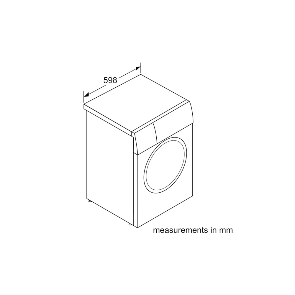 Bosch WGB256A1GB Series 8 i-DOS WiFi enabled 10 kg 1400 Spin Washing Machine White – image 8 of 17