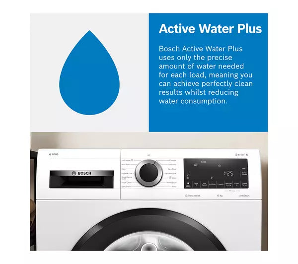 Bosch WGE03408GB Series 2 8kg 1400 Spin Washing Machine White – image 8 of 13