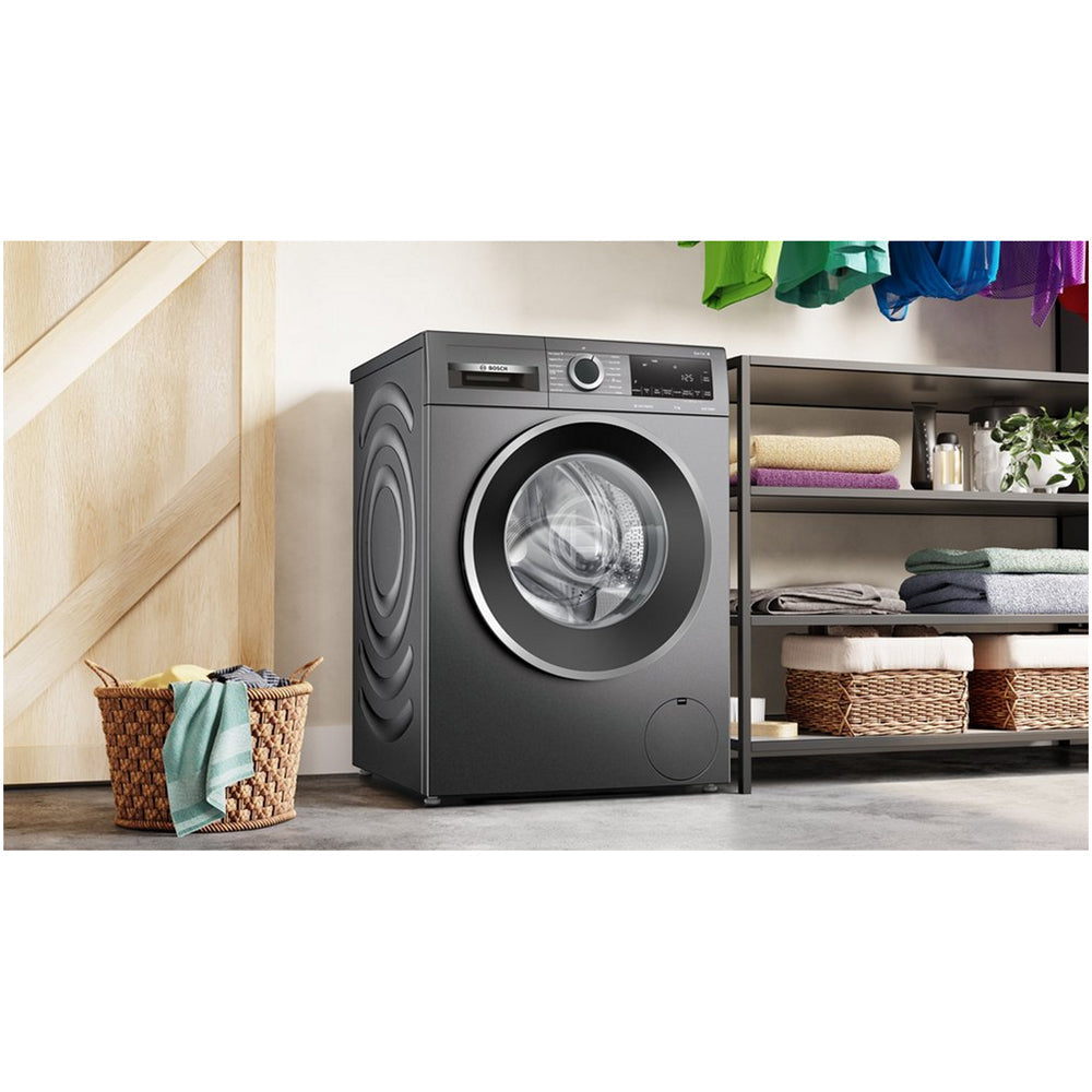 Bosch WGG244ZCGB Serie 6 9kg 1400 Spin Washing Machine Graphite – image 3 of 15