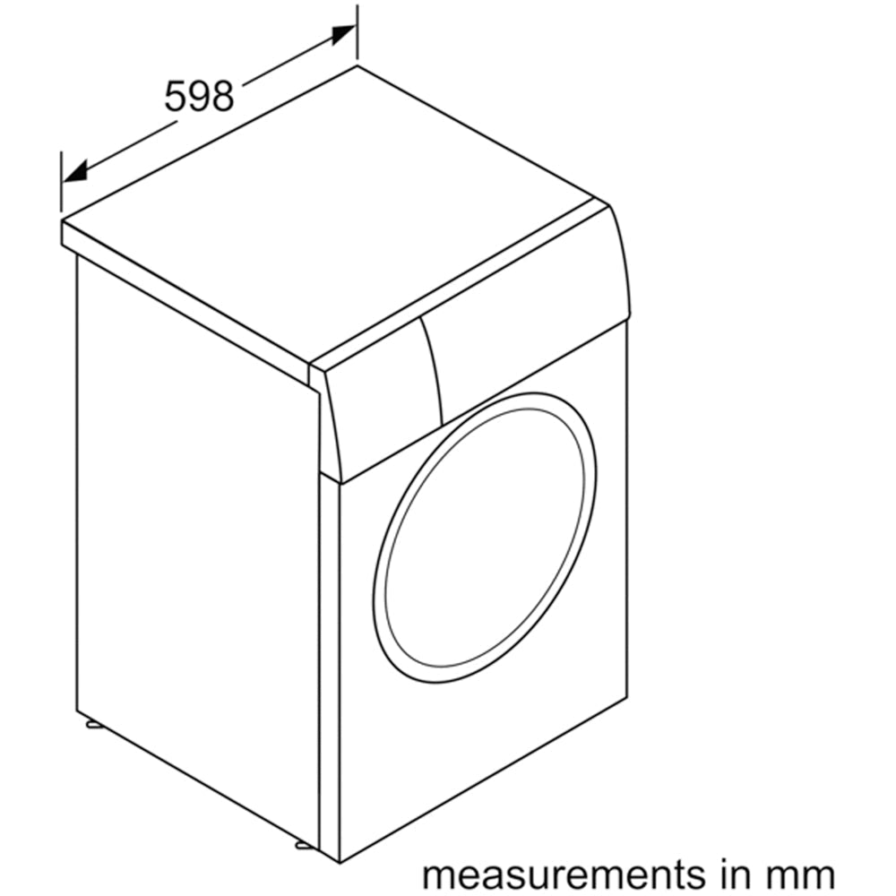 Bosch WGH254A0GB Series 6 1400 Spin 10kg Washing Machine White - A Rated – image 9 of 11
