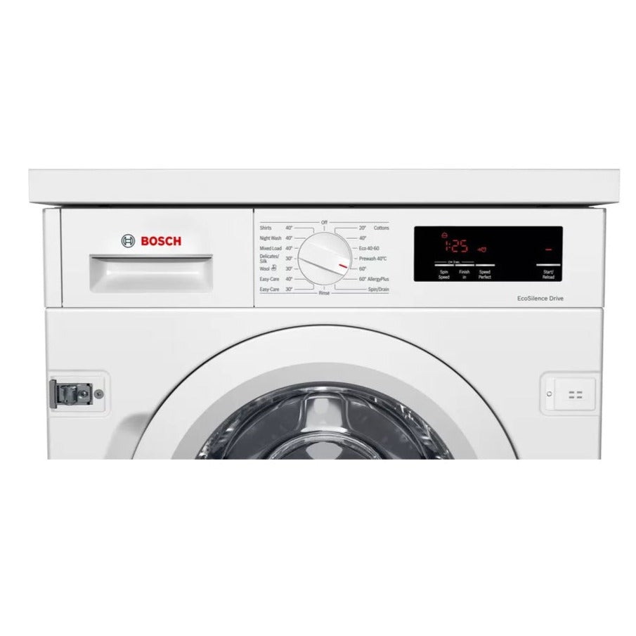 Bosch WIW28302GB Series 6 Integrated 8kg 1400 Spin Washing Machine White – image 6 of 10