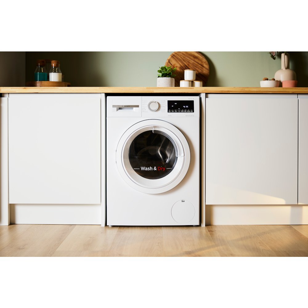 Bosch WNA144V9GB Series 4 Freestanding Washer Dryer 9+5kg 1400 Spin White – image 3 of 14