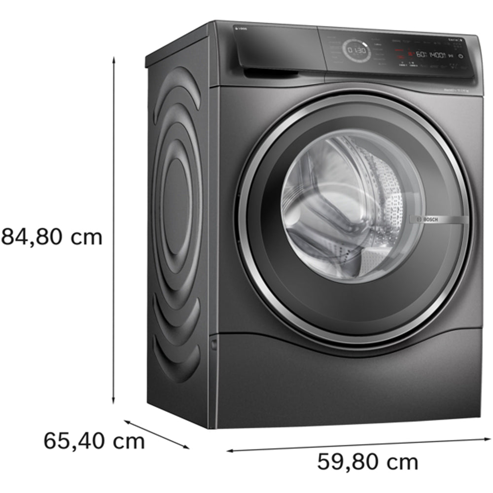 Bosch WNC254ARGB Series 8 10.5+6kg Washer Dryer with 1400 Spin Graphite - D Rated – image 5 of 11