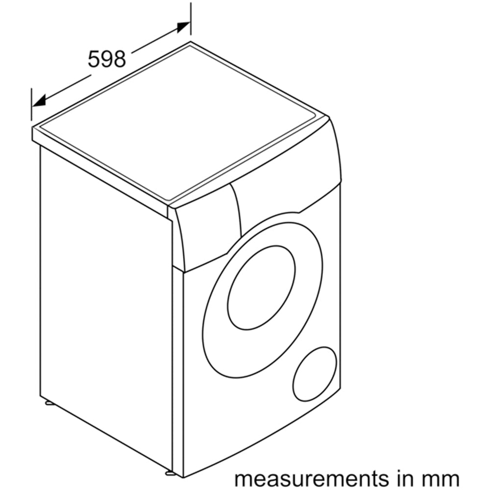 Bosch WNC254ARGB Series 8 10.5+6kg Washer Dryer with 1400 Spin Graphite - D Rated – image 9 of 11